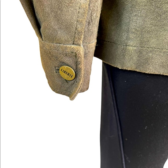 Emanuel Ungaro size 10 Womens suede Liberte jacket /blazer like new smoke free - Picture 5 of 7